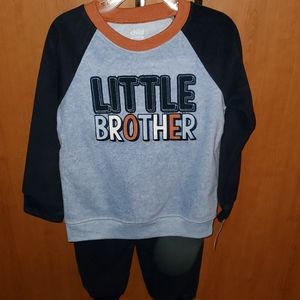 NWT Carter's fleece top and bottom